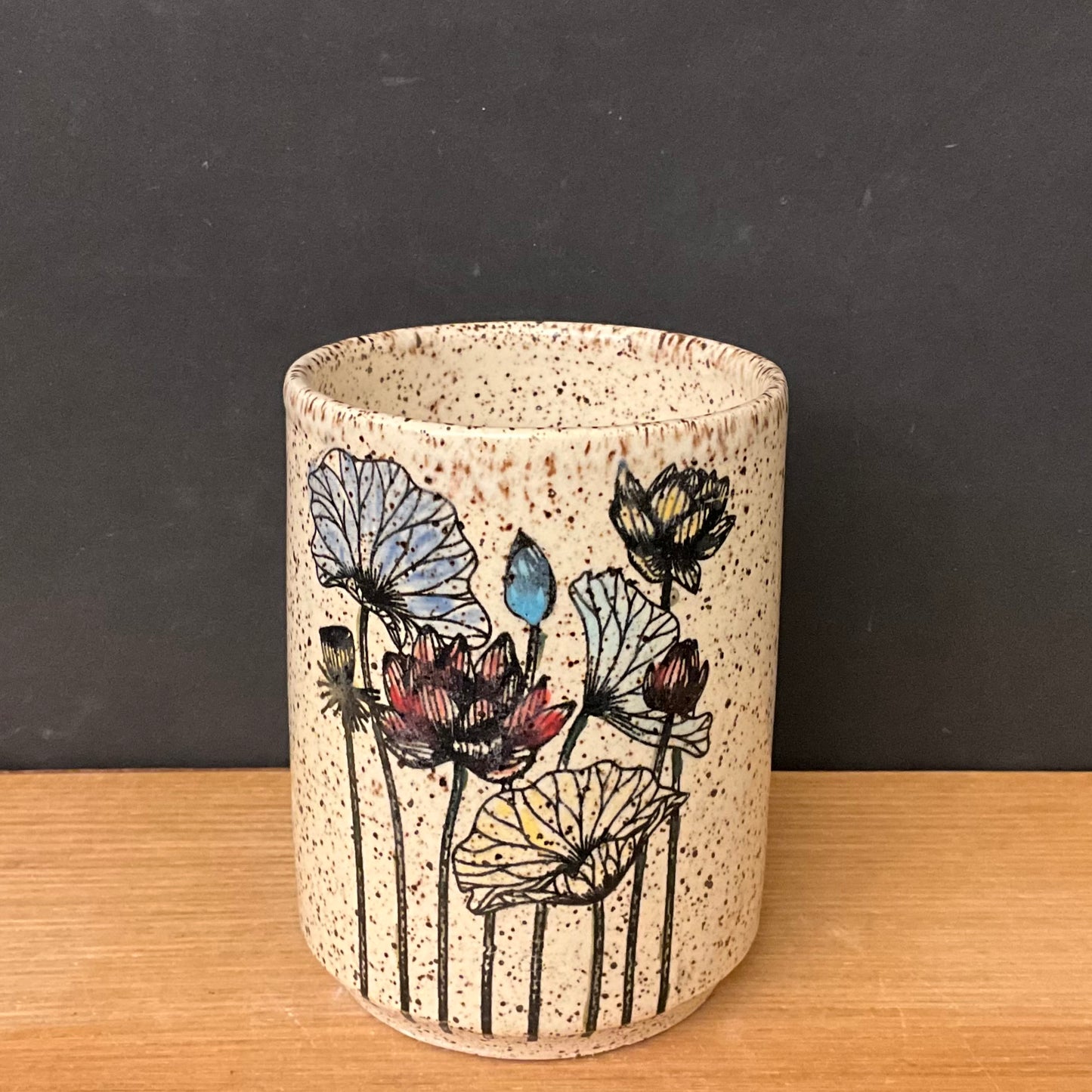 Tumbler - Multi-color Poppies