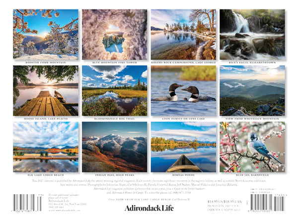 Adirondack Life Calendar 2027