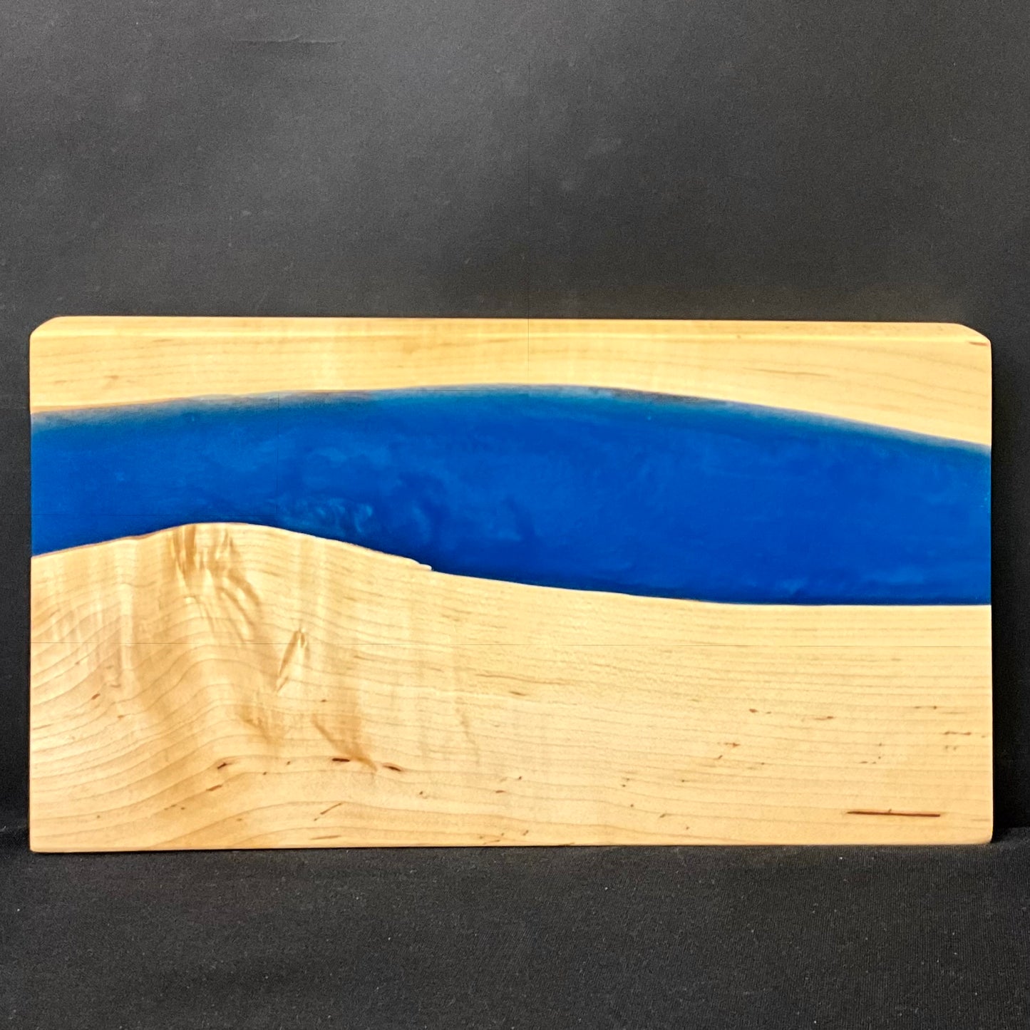 Maple Cutting Board w/ Blue River #2602
