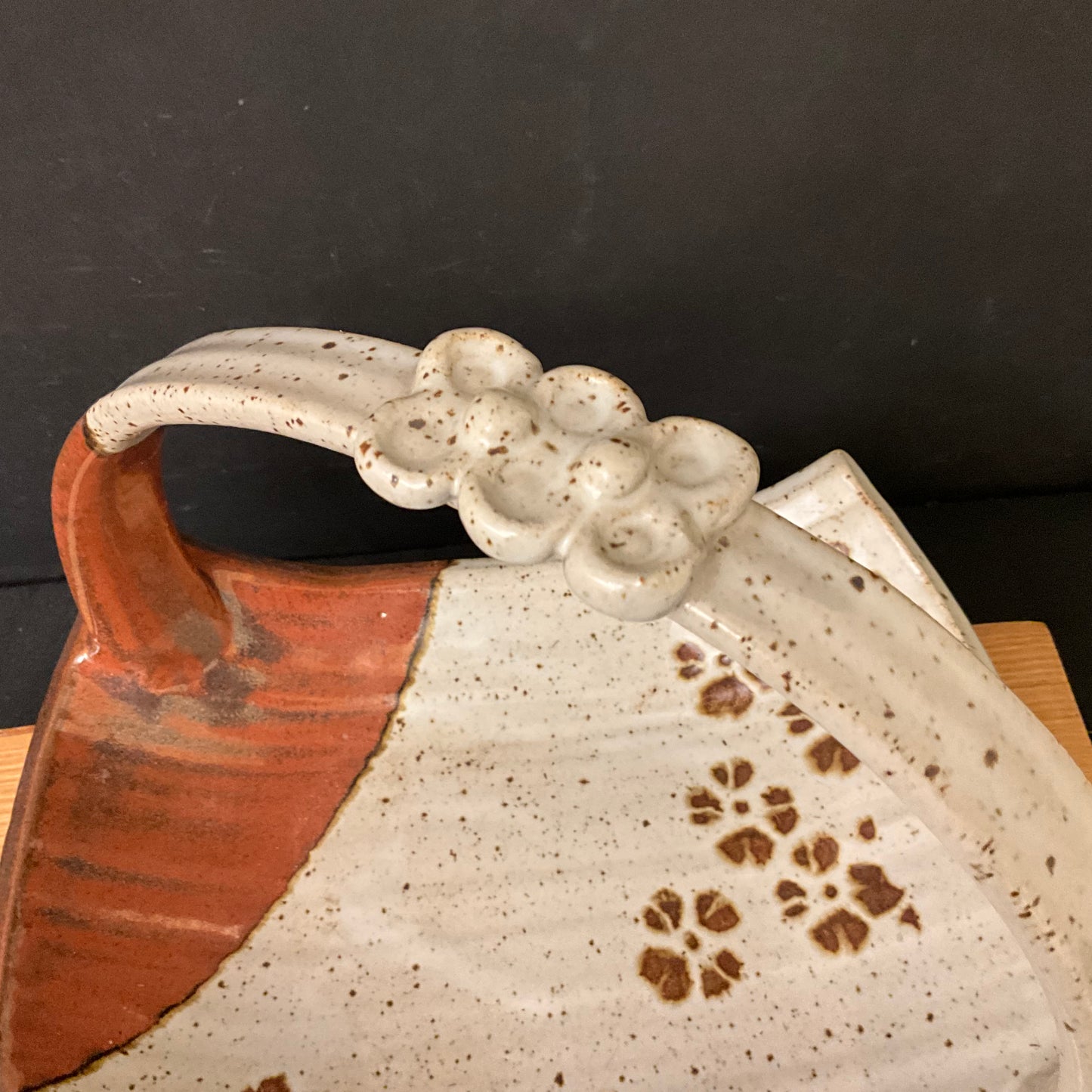 Handled Basket Cherry Blossom Design