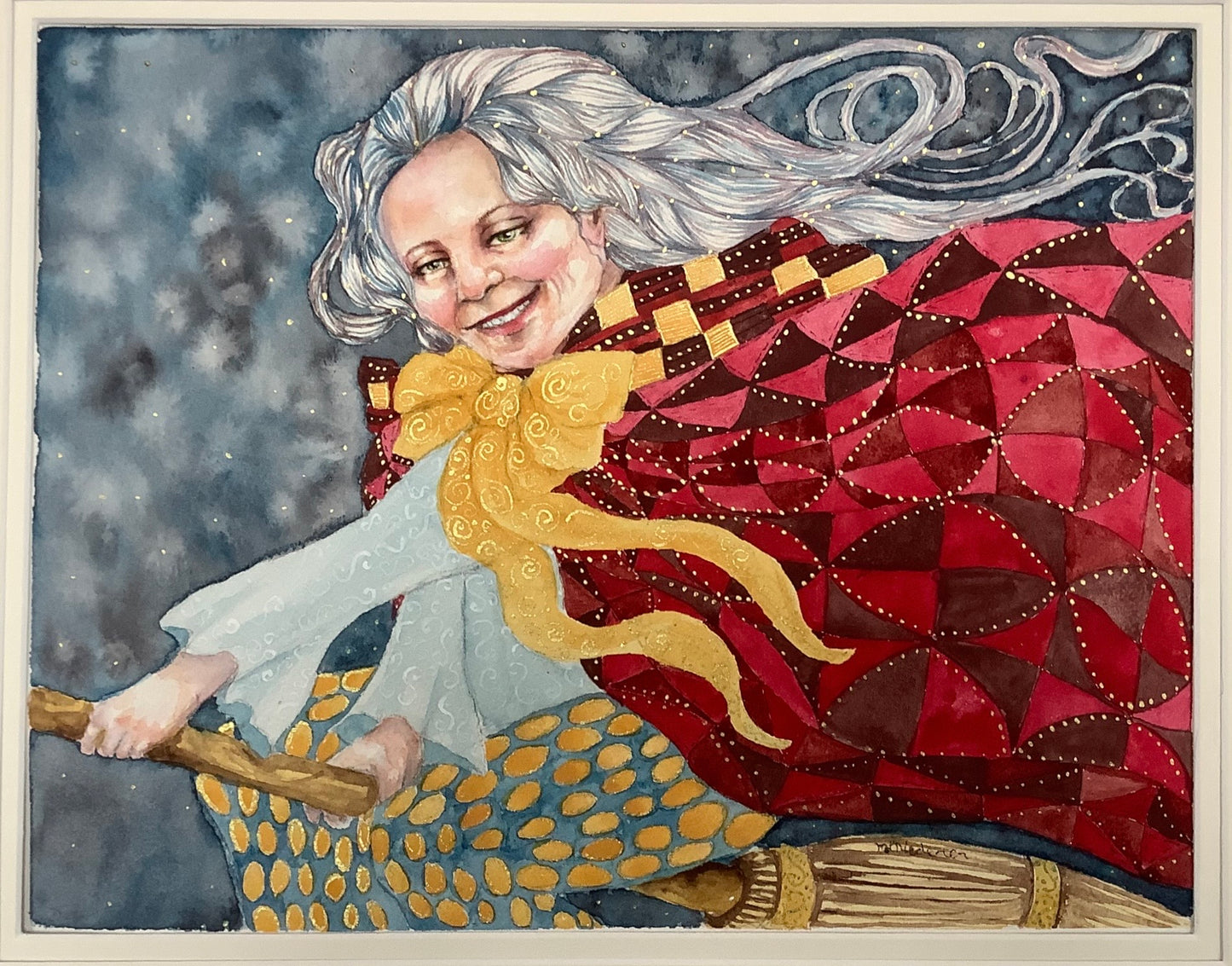 “Flying” Original Watercolor