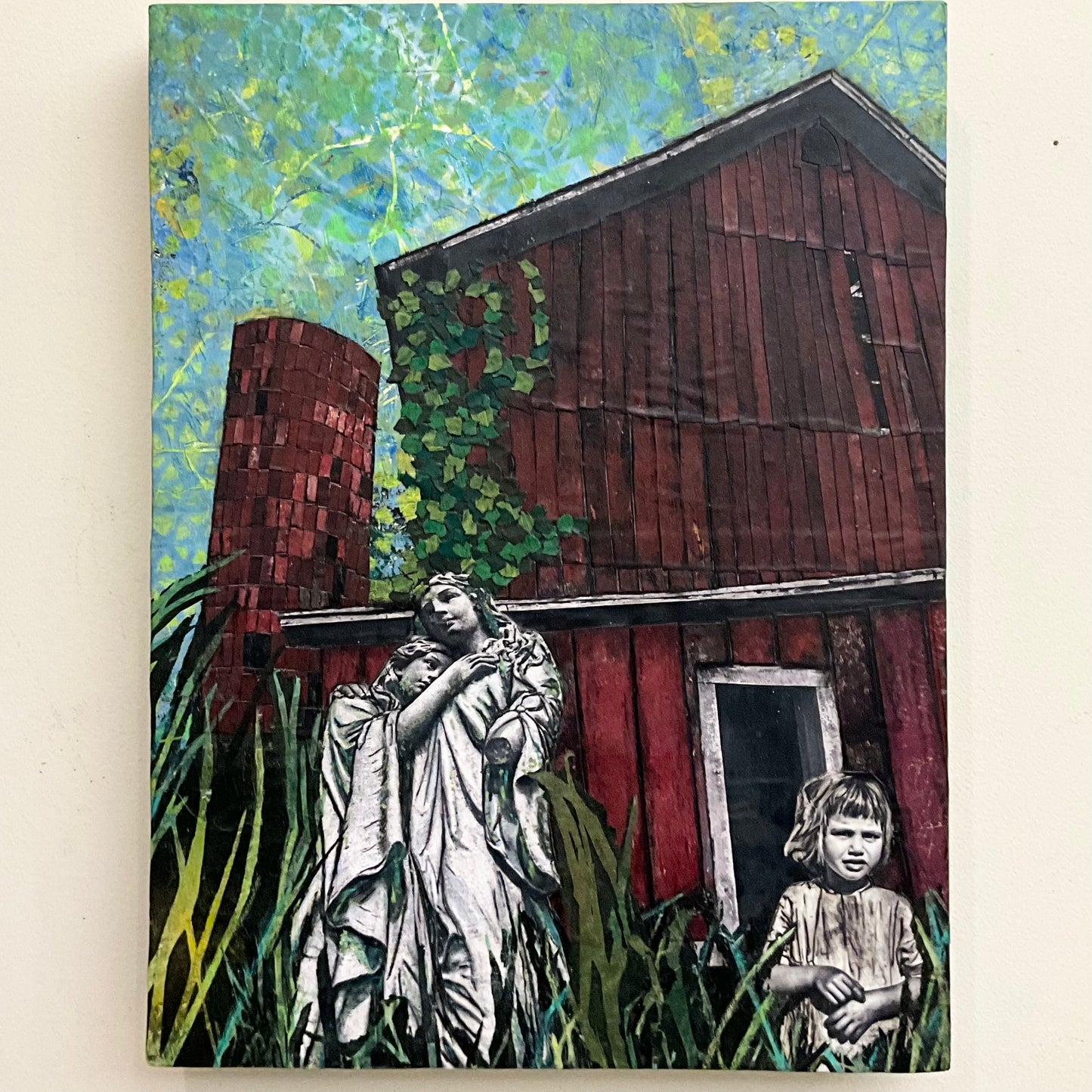 “The Left Hand of God” Original Mixed Media Artwork