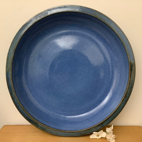 Bright Blue Pie Dish/Plate