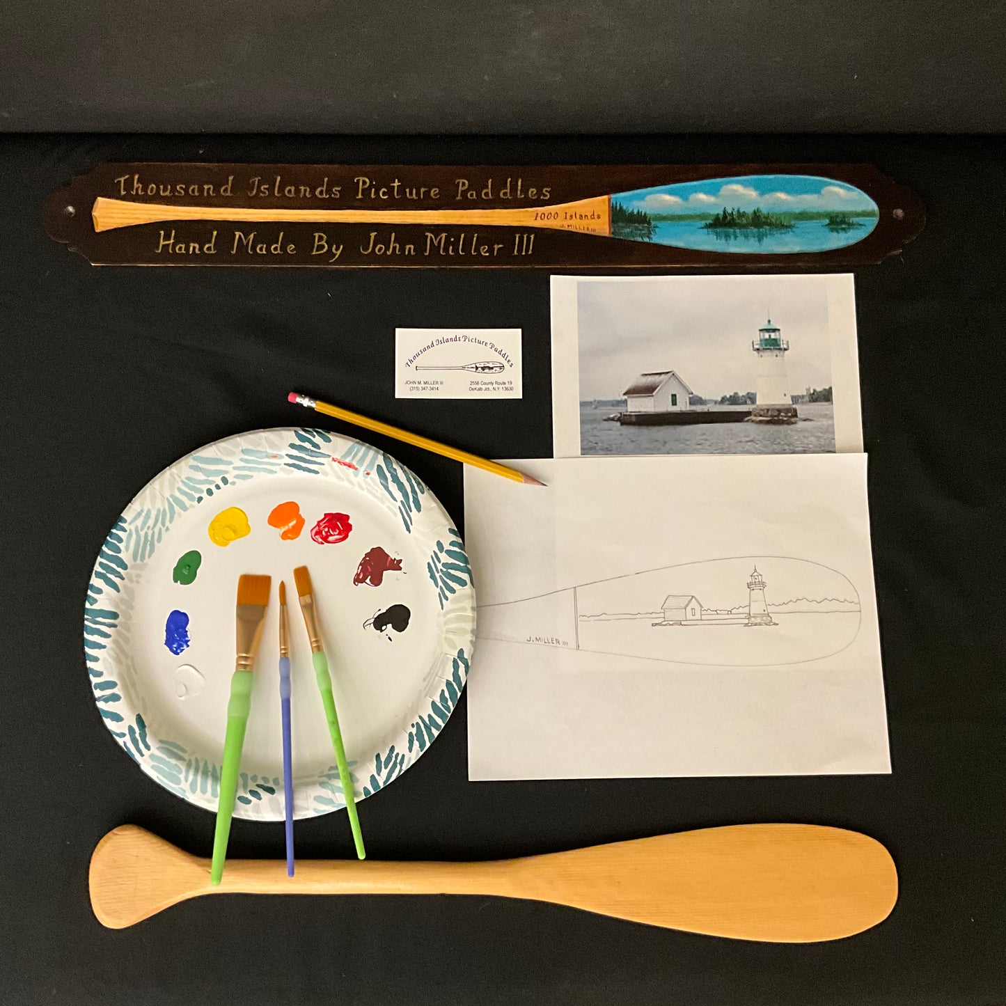 Paddle Painting Workshop with John Miller III, Saturday September 19th, 1pm - 3pm, The TAUNY Center, 53 Main Street Canton, NY