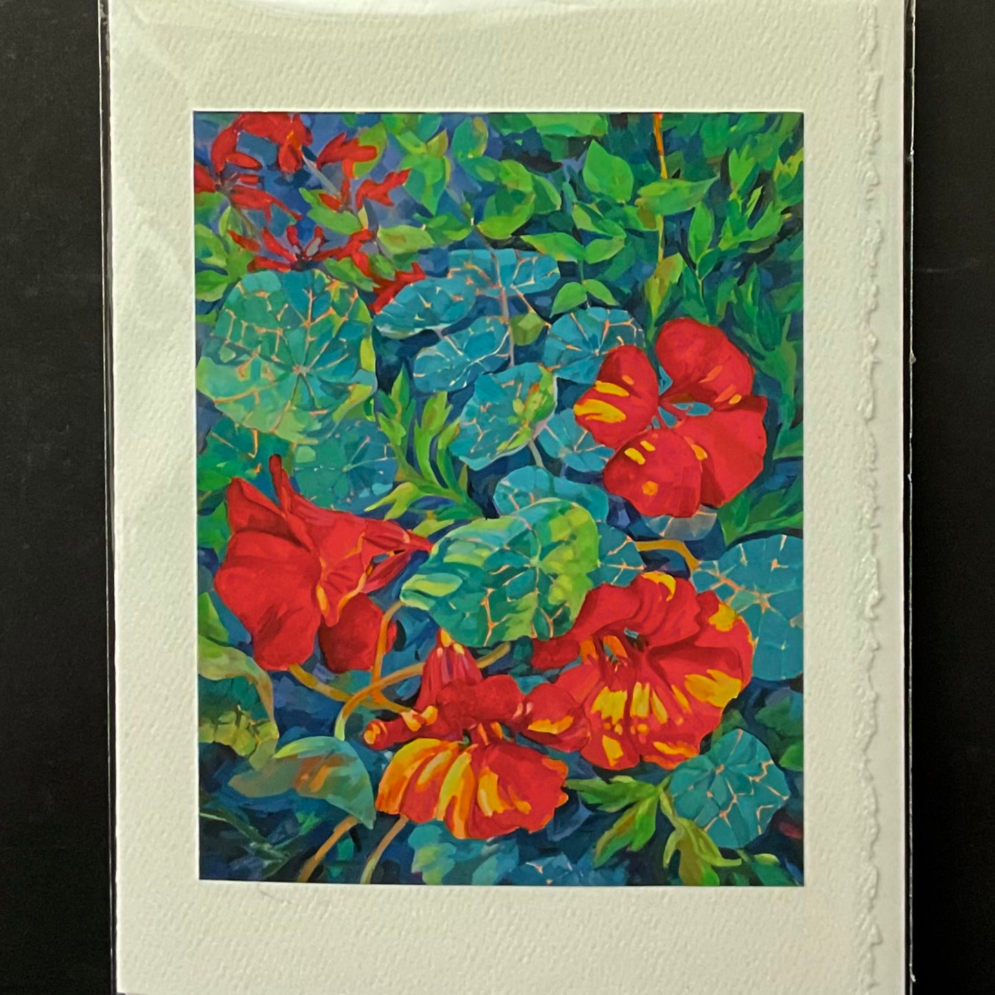 “Nasturtiums” Note Card