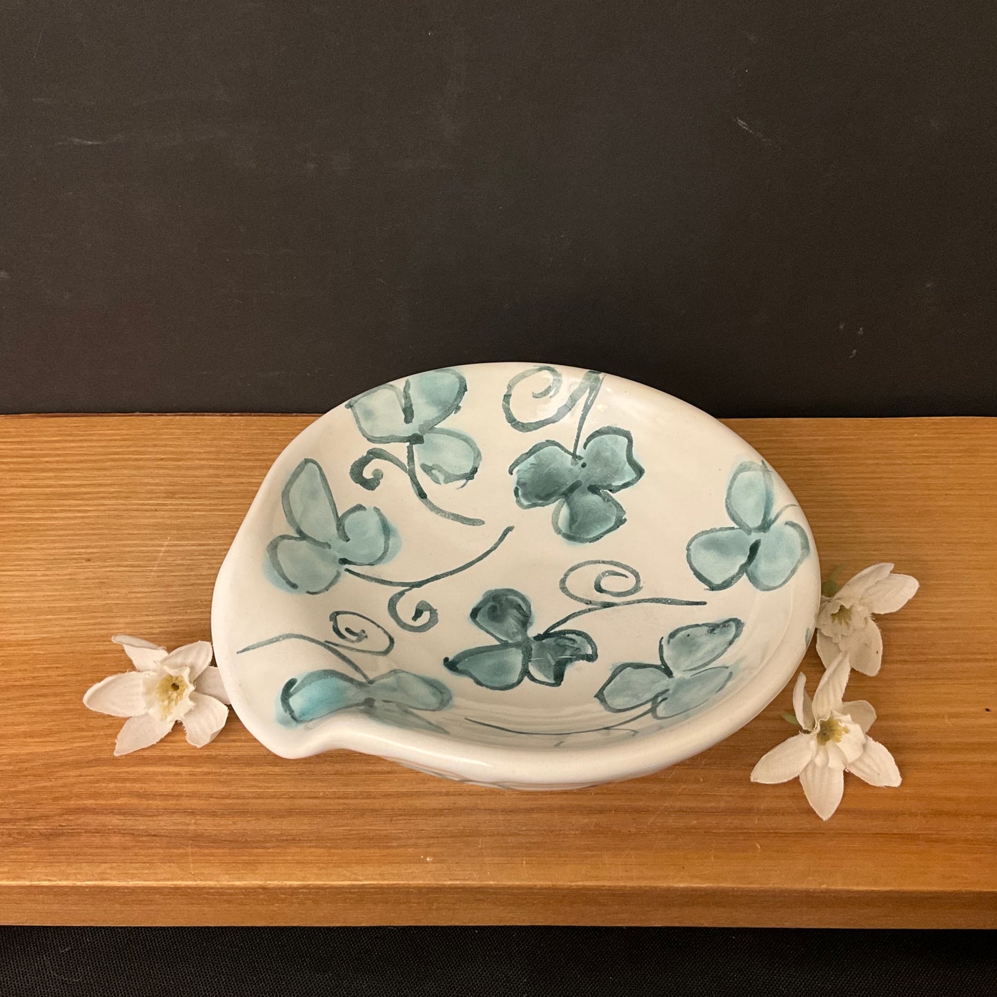 Spoon Rest with Shamrocks