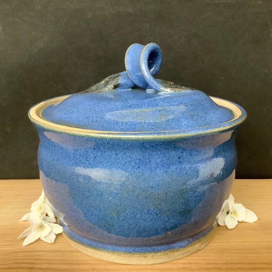 Butter Crock in Blue