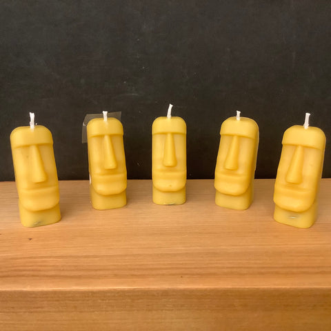 Set of 5 Tiki Face Candles