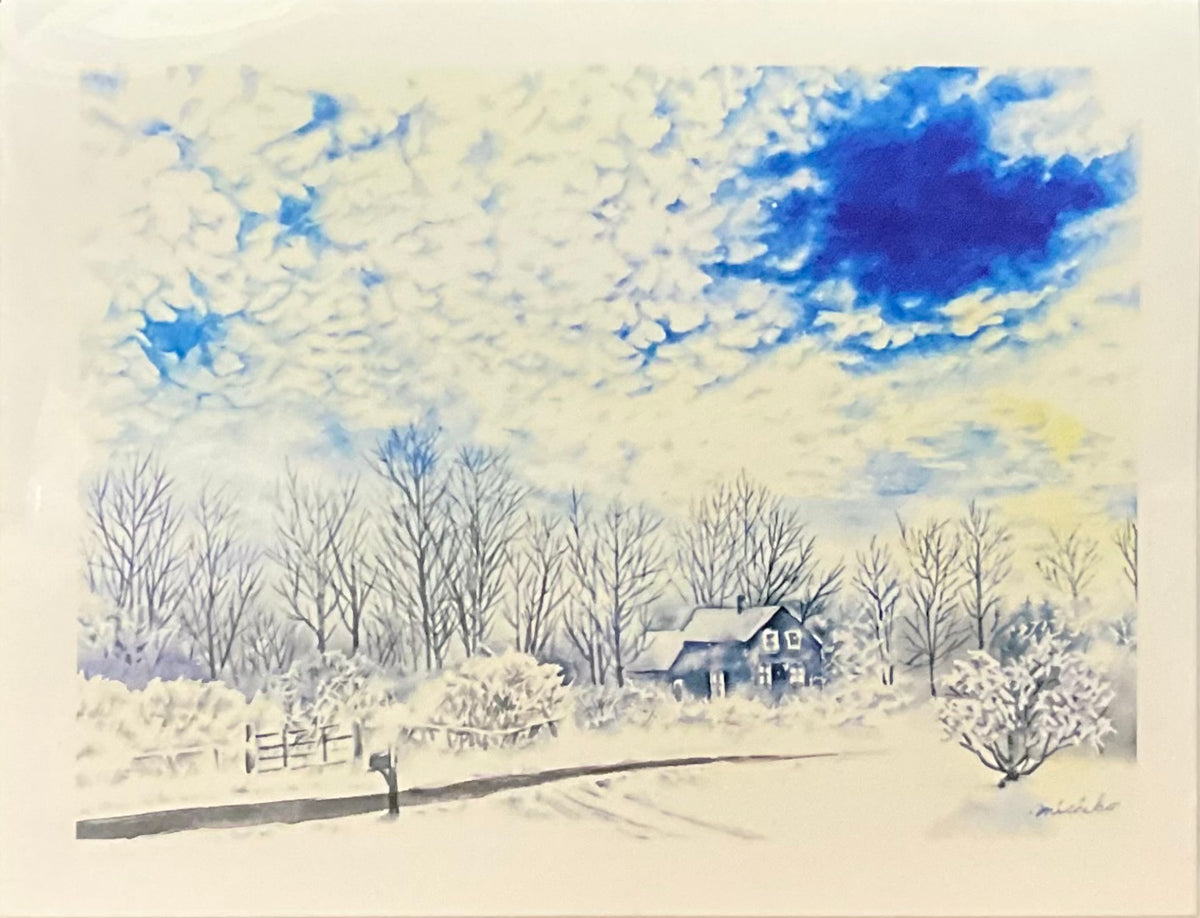 After the Snowstorm Notecard