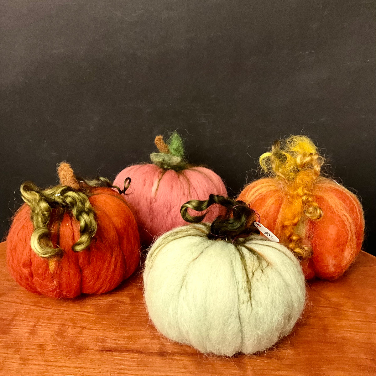 Assorted Medium Sized Felted Pumpkin