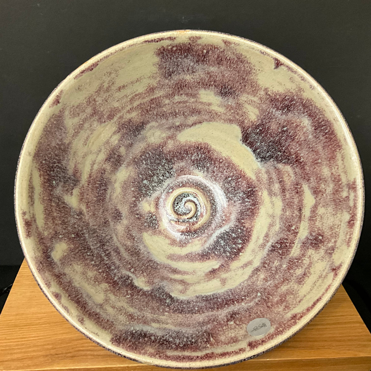 Medium Bowl in Burgundy & Beige speckles