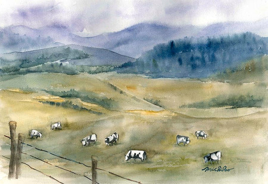 Vermont Pasture Notecard