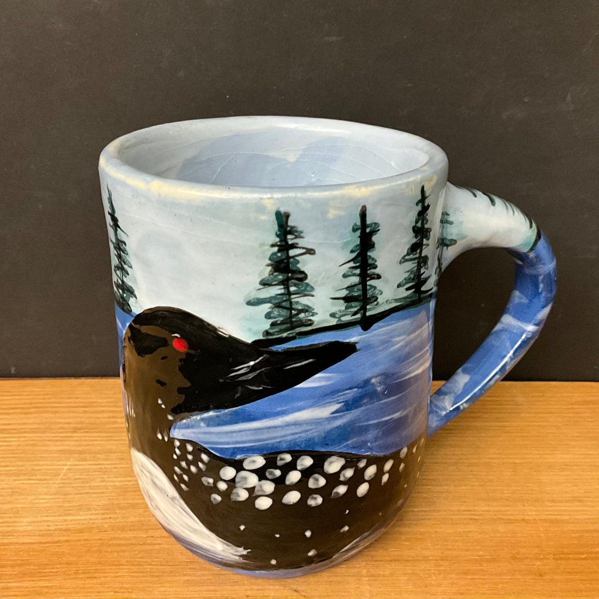 Mug Loon with Trees