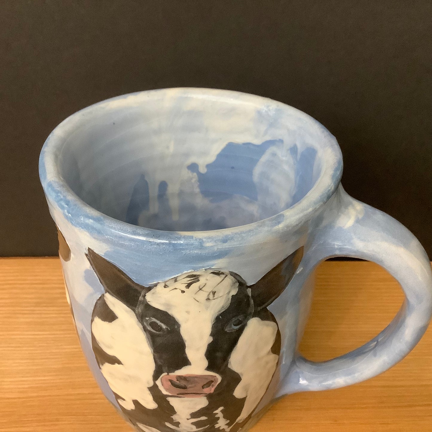 Mug Cows on Blue with Clouds