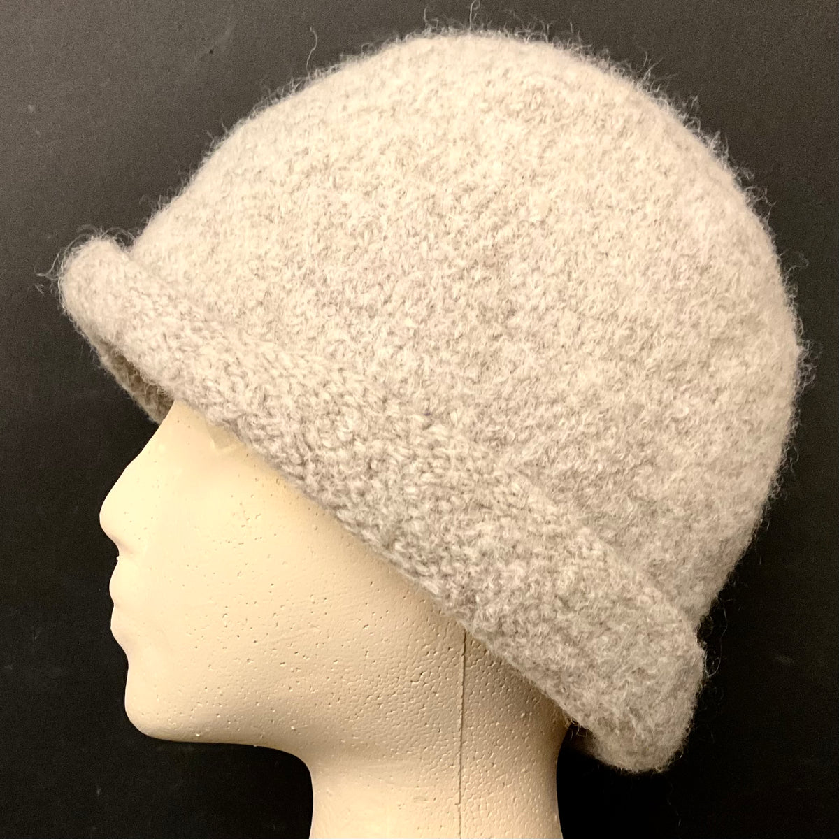 Hand Felted Wool Hat in Tan