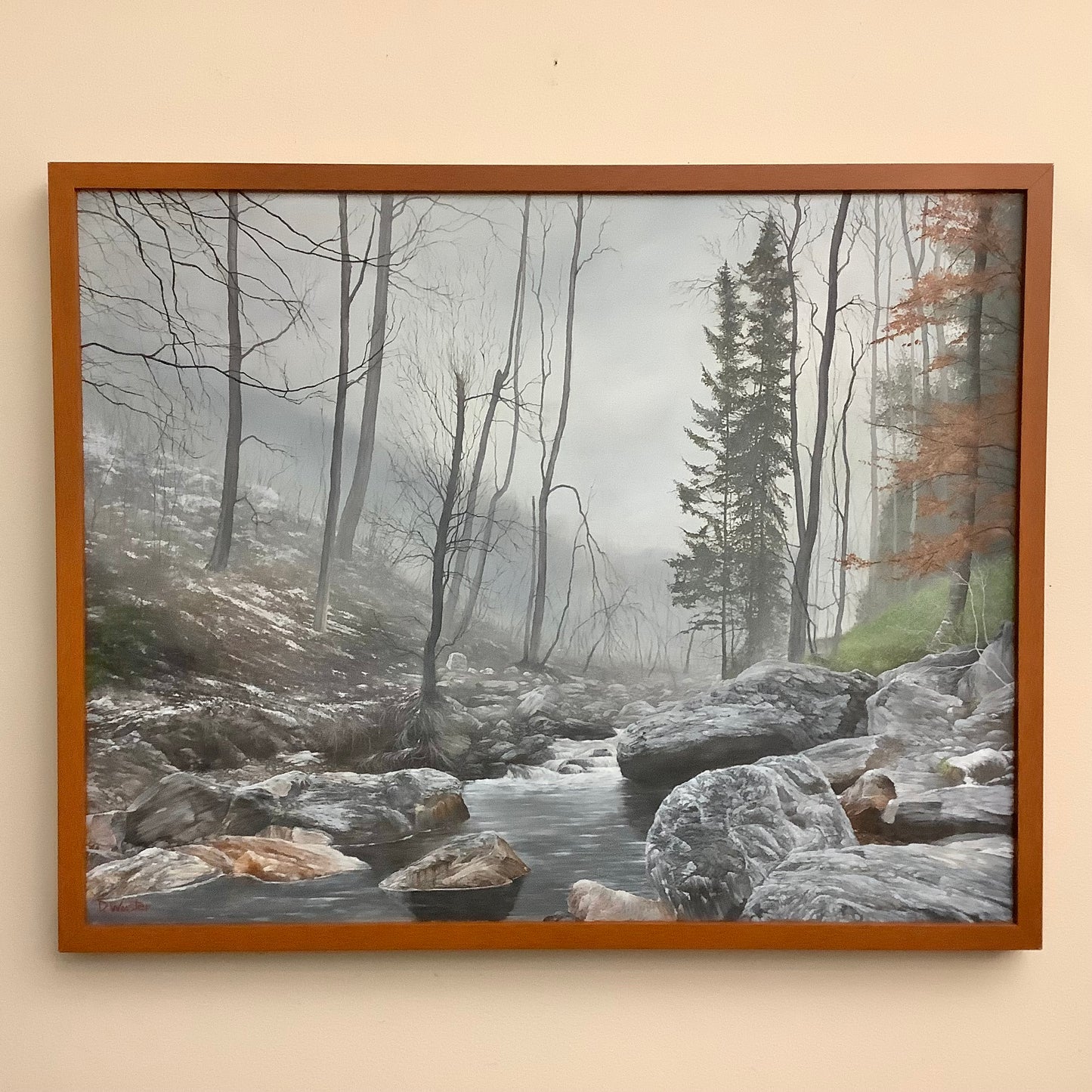“Misty Morning", Oil on Canvas