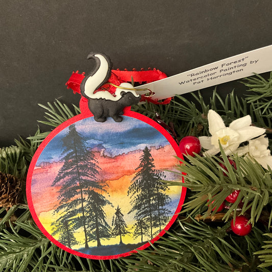 Rainbow Forest Ornament