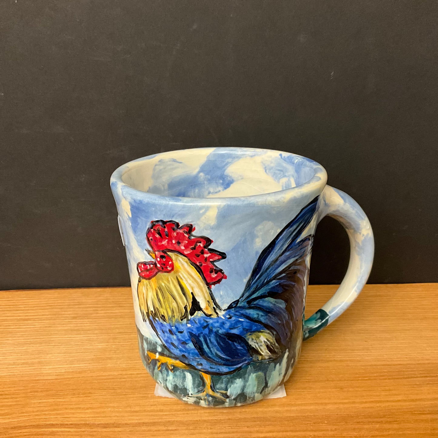 Petite Mug with Rooster & Hens