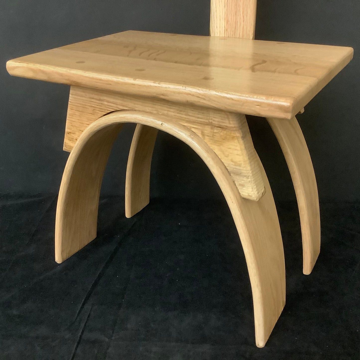 Ash Step Stool with Carry Handle