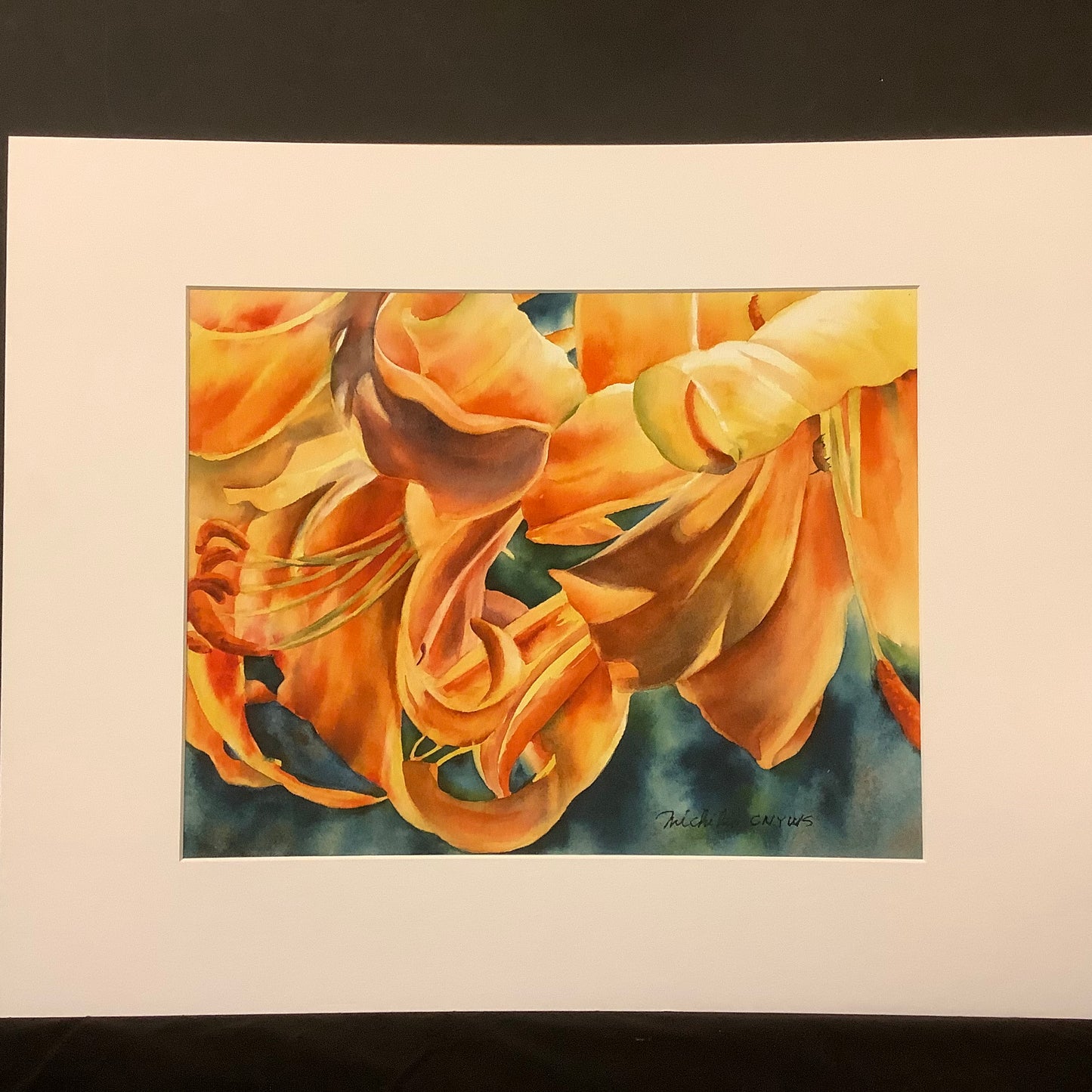 “African Queen", Matted Print from an Original Watercolor
