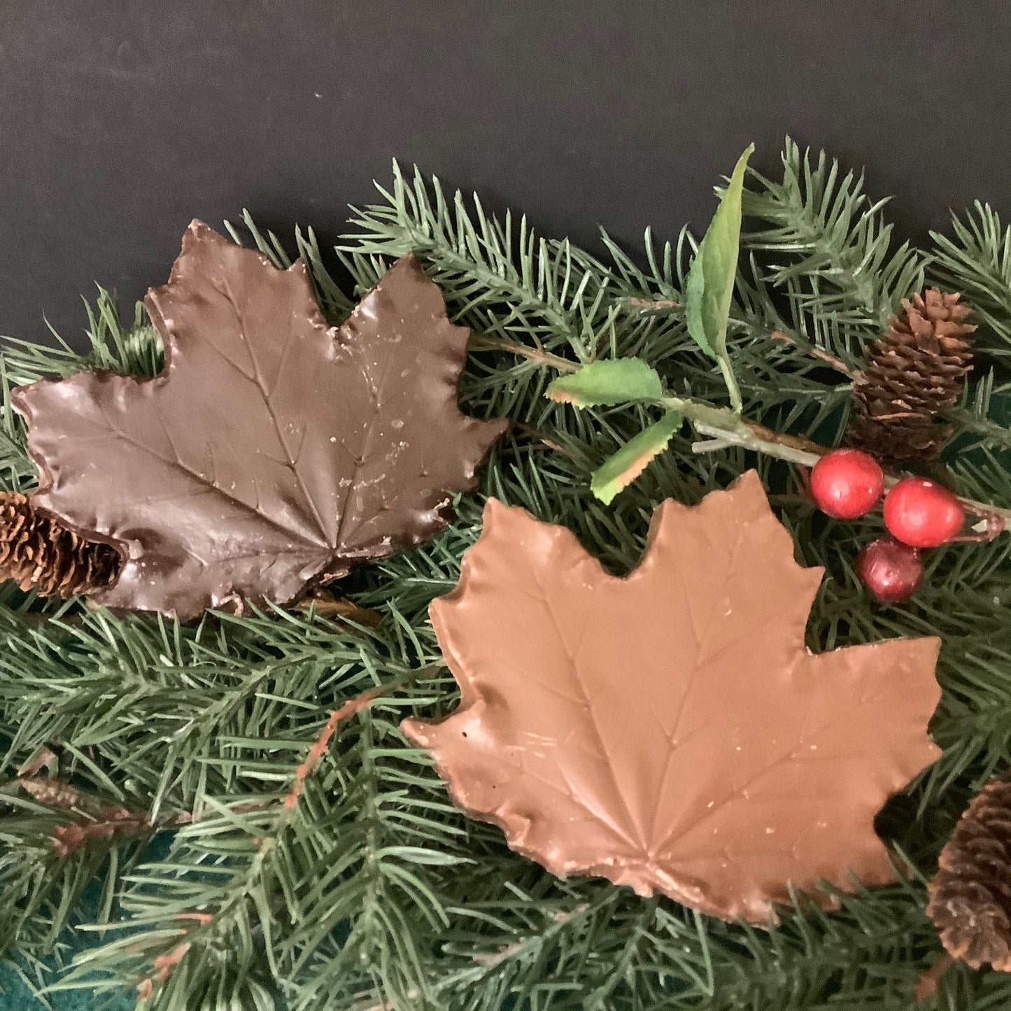 Chocolate Maple Leaves