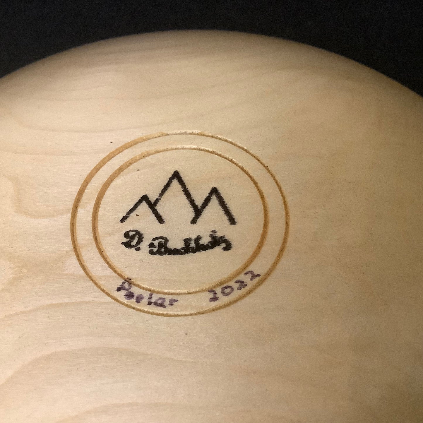 Poplar Bowl Red to Yellow Interior & Silver Outer Rim