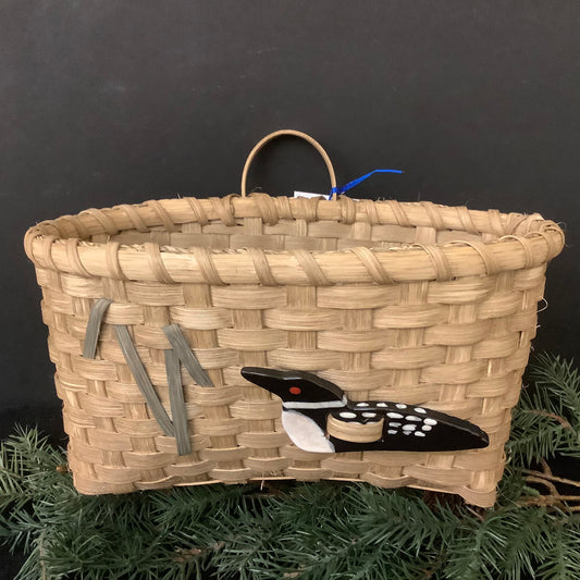 Low Oval Wall/Door Loon Basket