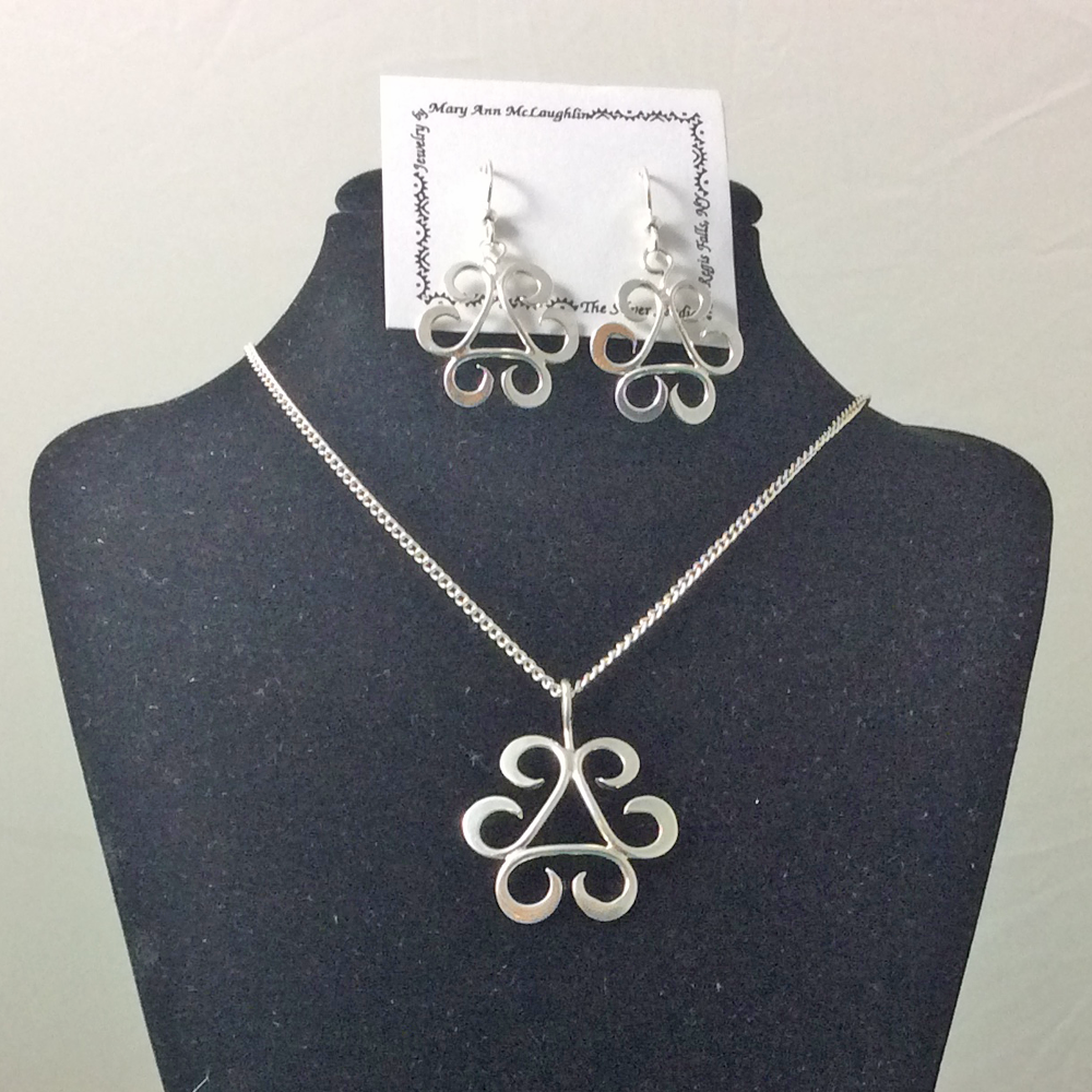 Silver Scroll Jewelry
