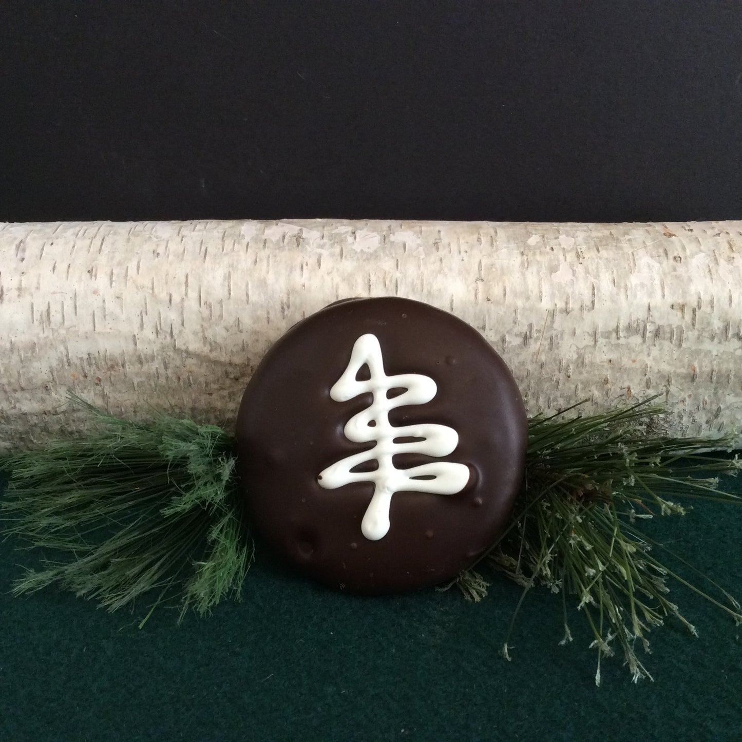 Chocolate Covered Patties TAUNY Tree Logo
