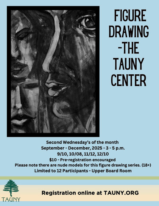 Figure Drawing, The TAUNY Center, 9/10, 10/8, 11/12, 12/10