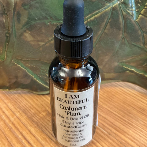 Hair & Beard Oil - Cashmere Plum, Ginger Sweeney