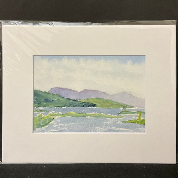 Causeway, Tupper Lake  original watercolor