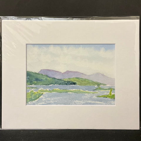 Causeway, Tupper Lake  original watercolor