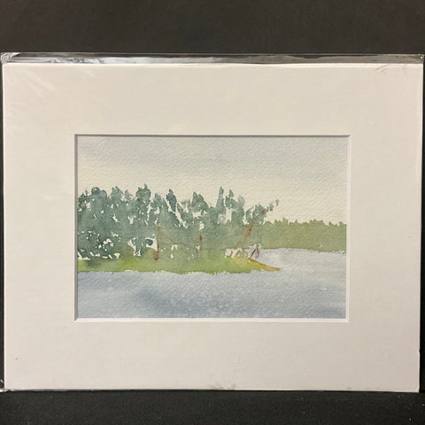 Rainpoint - original watercolor