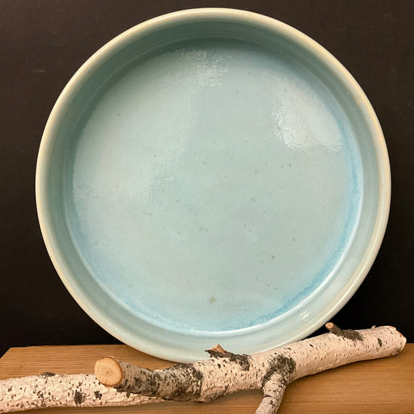 Robin Egg Blue large dish