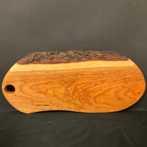 Charcuterie Board -Cherry Live Edge wood