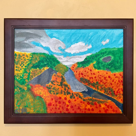 "Fall in the Adirondack Mountains” Original Painting by Nathan Miller