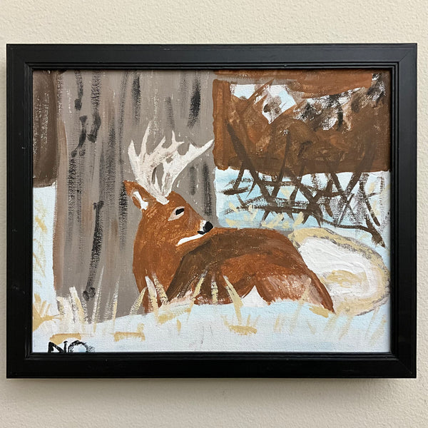 "Oh, Deer” Original Painting by Nichole