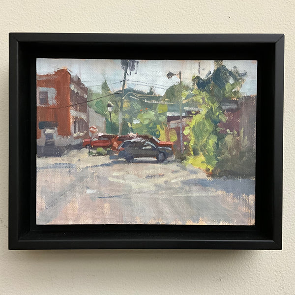 “Out of the Way” Original Oil - Framed