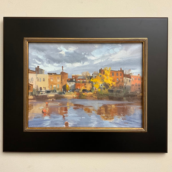 “Riverside” Original Oil - Framed