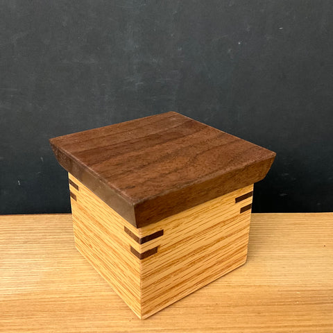 Oak & Walnut Box #2510