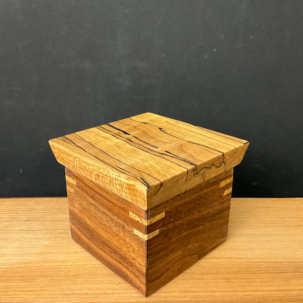 Walnut & Spalted Maple Box #2511