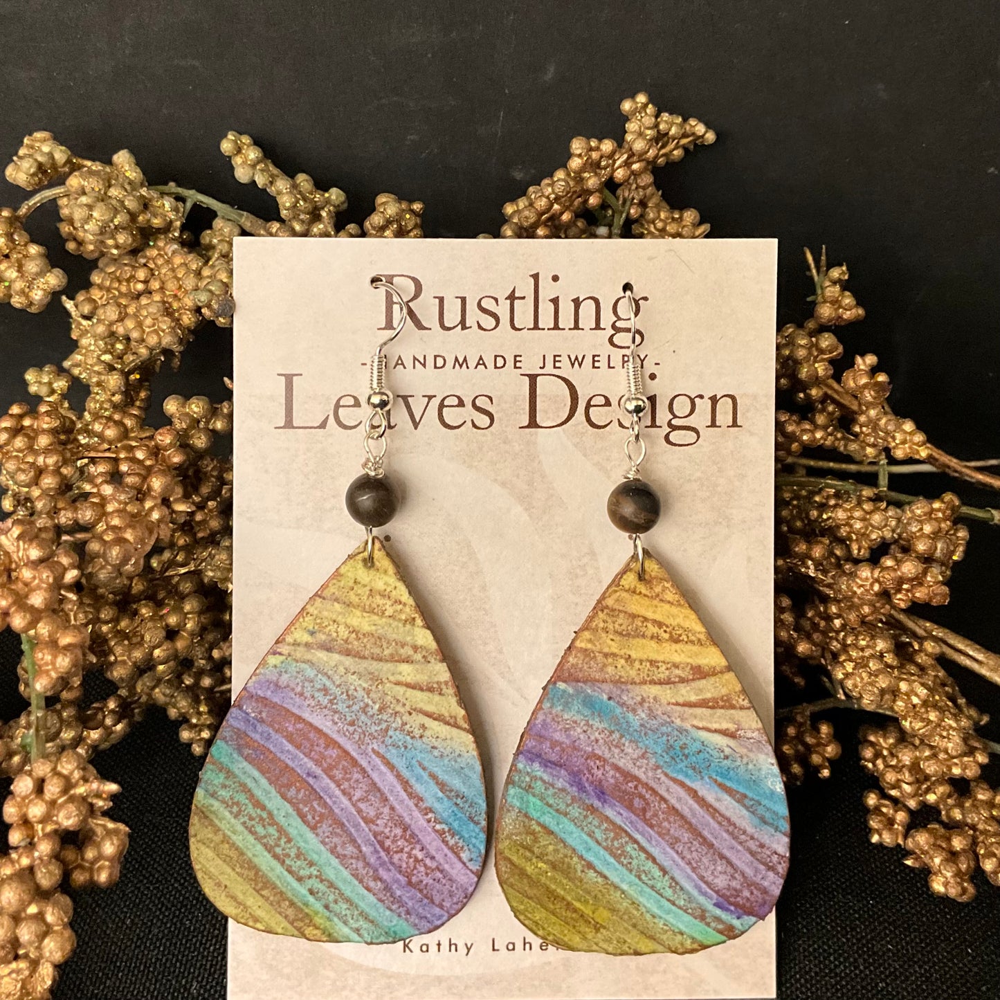 Pastel Embossed Earrings