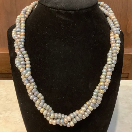 Bon Bead Choker “Pearl Look”
