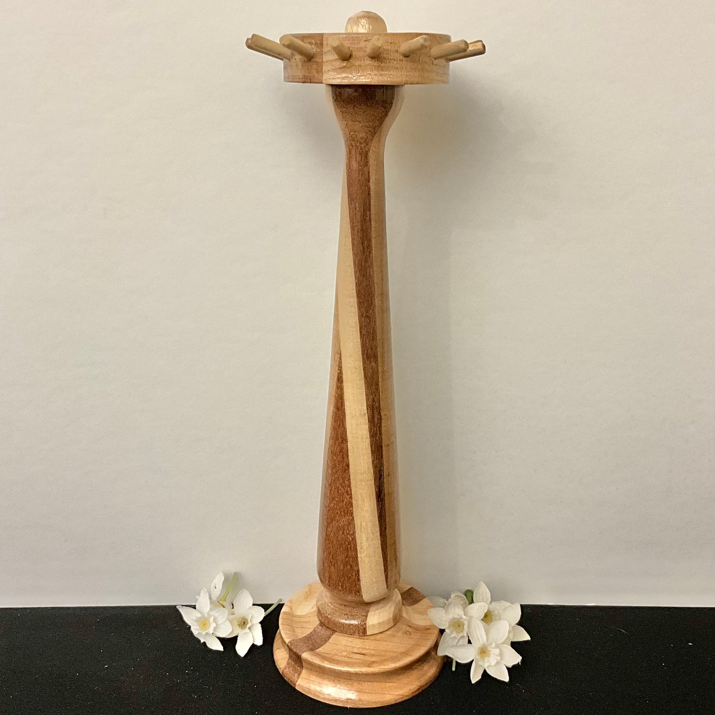 Wood Necklace Holder