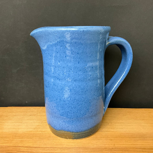 Blue Pitcher with dark bottom