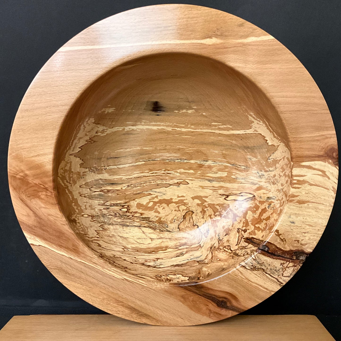 Spalted Beech Footed Bowl