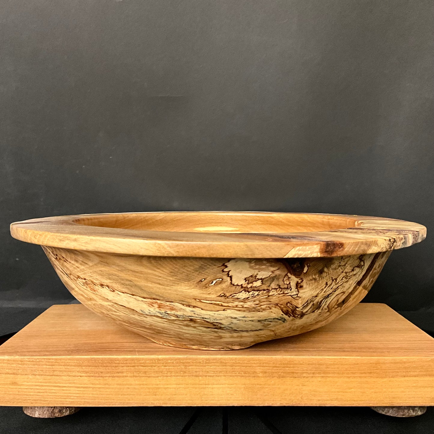 Spalted Beech Footed Bowl