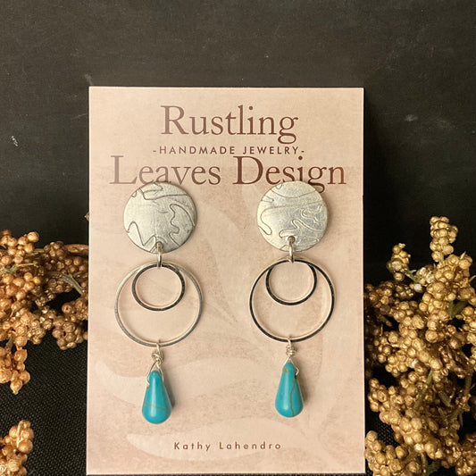 Silver Hoops & Circles Earrings