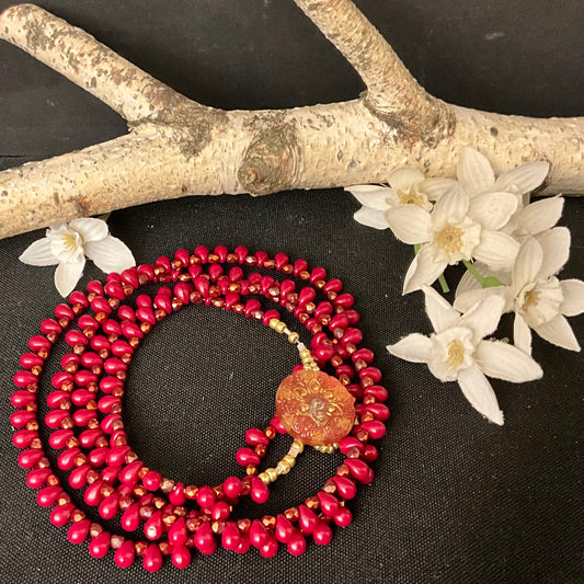 Wrap Bracelet in Pepper Red